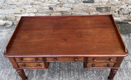 fig 2. Antique Victorian Mahogany Writing Desk