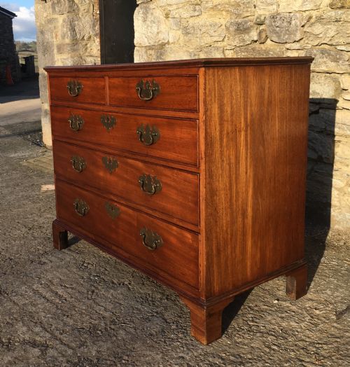 fig 2. Antique Georgian Mahogany Chest of Drawers