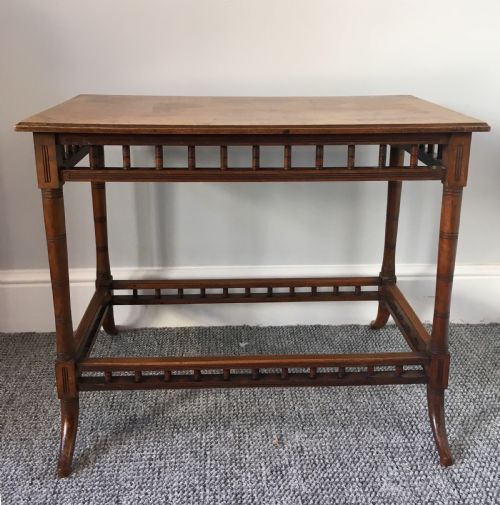 fig 1. Antique Walnut Aesthetic Side Table