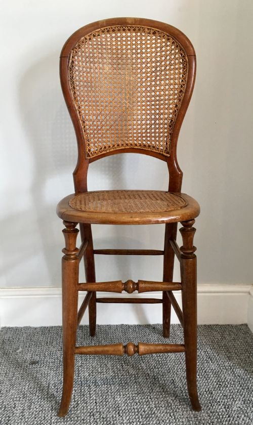 fig 1. Antique Victorian Childs Correctional High Chair