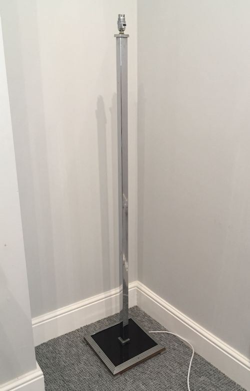 Art Deco Chrome Standard Lamp