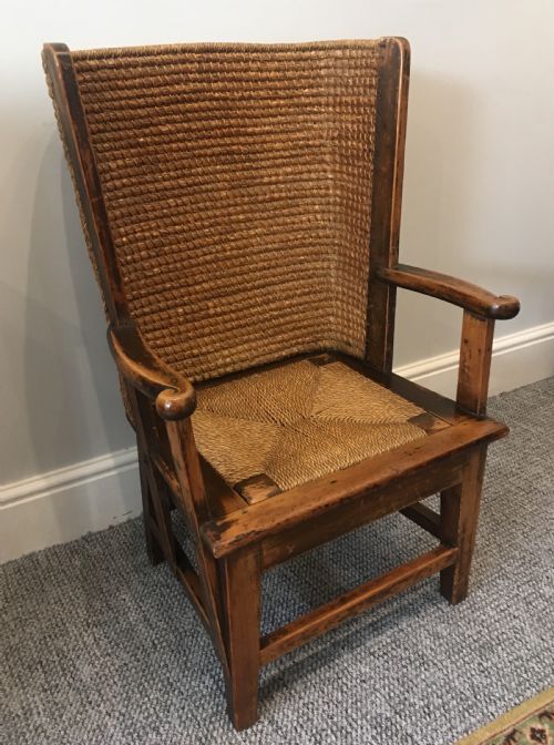fig 2. Small Antique Child's Orkney Chair