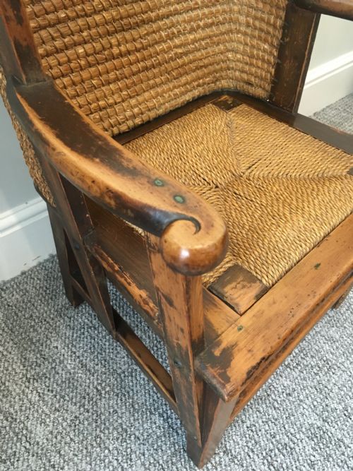 fig 3. Small Antique Child's Orkney Chair