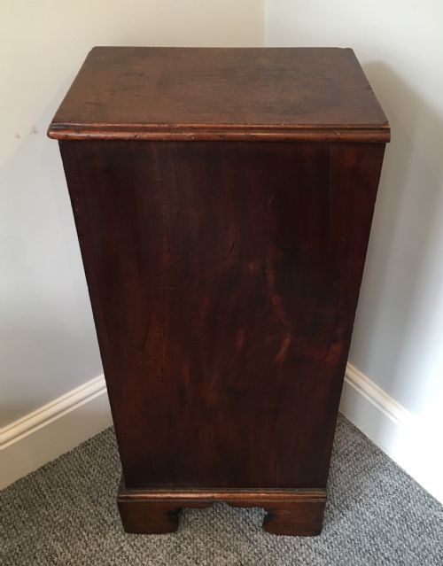 fig 2. Antique Georgian Tall Mahogany Collectors Cabinet