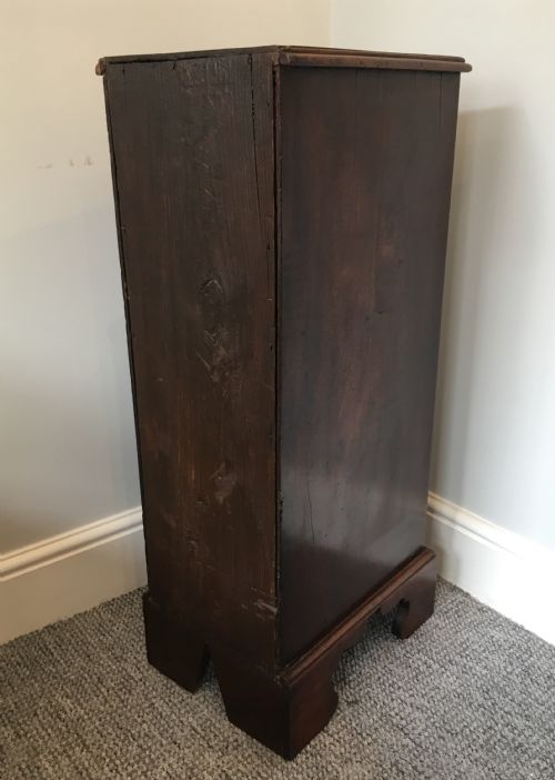 fig 3. Antique Georgian Tall Mahogany Collectors Cabinet