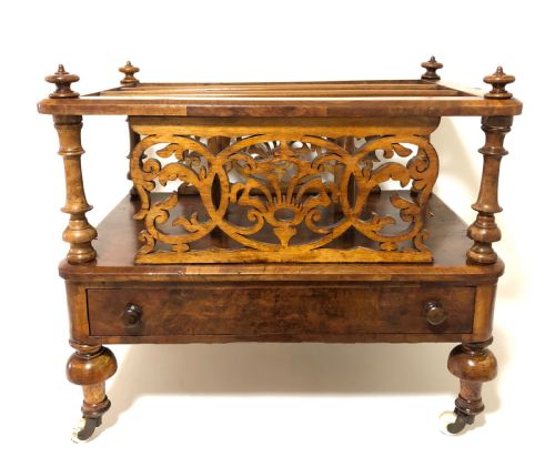fig 1. Victorian Walnut Canterbury