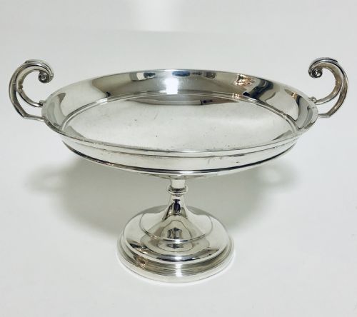 Antique Solid Sterling Silver Tazza Comport