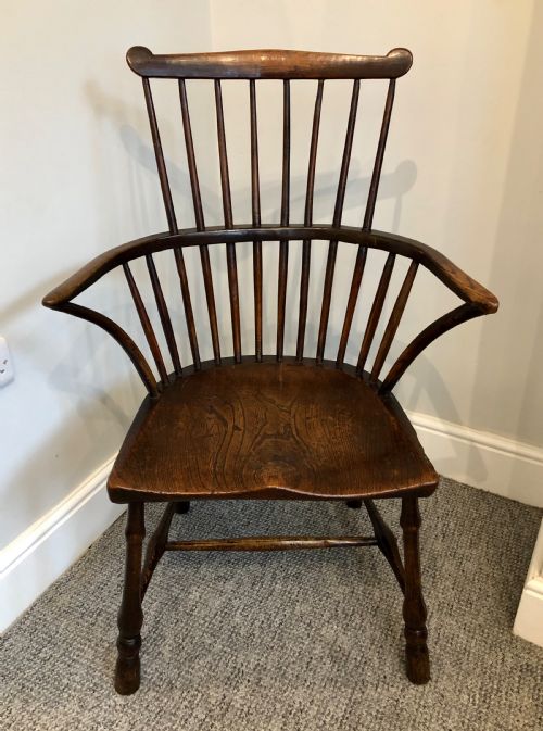 fig 1. 18th Century Windsor Comb Back Chair