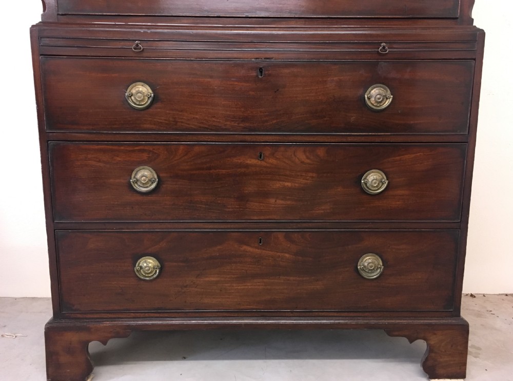 Antique Georgian Mahogany Chest on Chest Tallboy View V