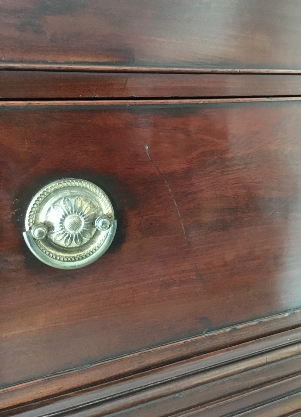 Antique Georgian Mahogany Chest on Chest Tallboy View X