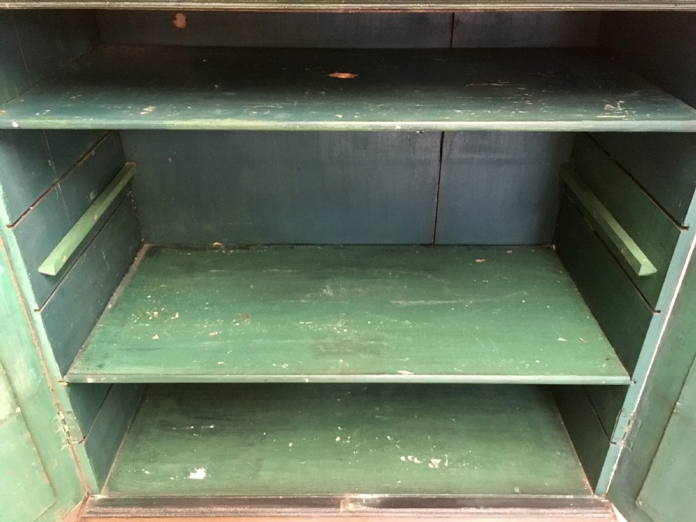 Antique Painted Cupboard El Rico Habana Cigars View XI