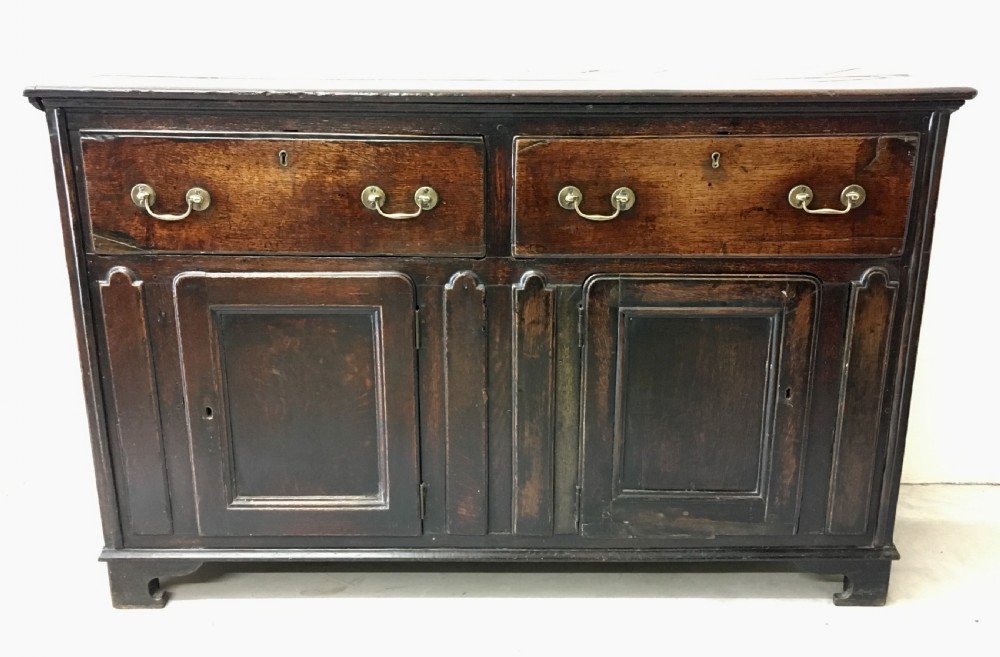 Antique 18th Century Oak Dresser Base