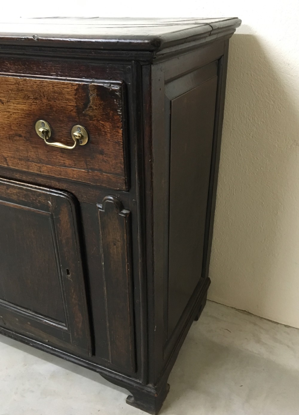 Antique 18th Century Oak Dresser Base View VII