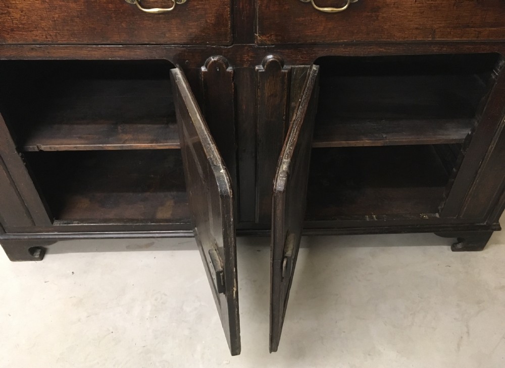 Antique 18th Century Oak Dresser Base View VIII