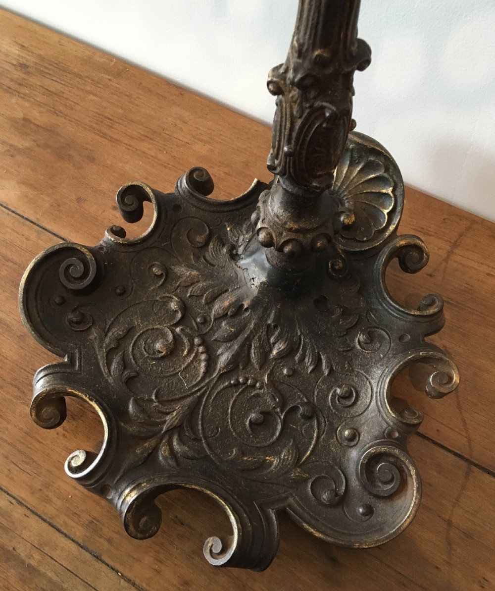 Antique Victorian Cast Iron Stick Stand View VII