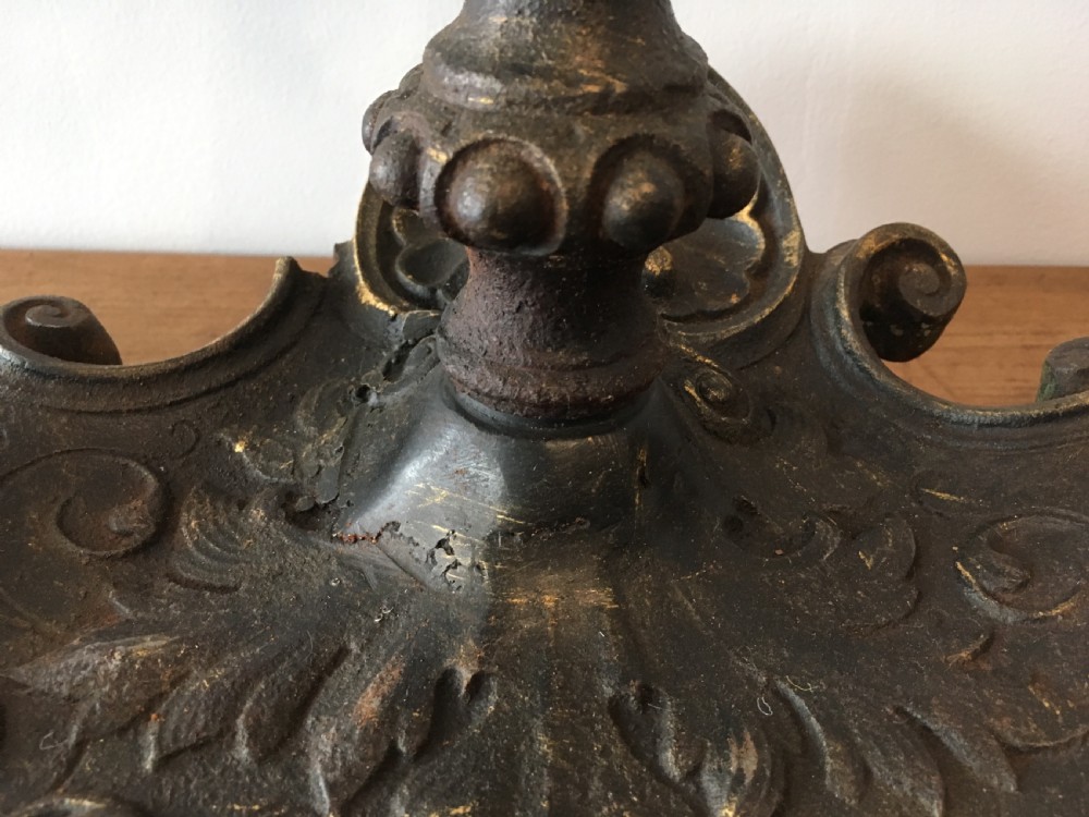 Antique Victorian Cast Iron Stick Stand View IX