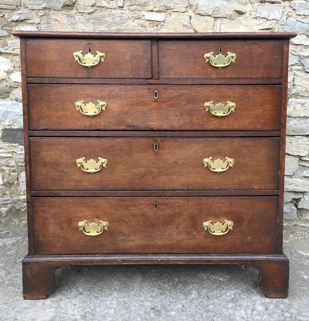 Antique 19th Century Oak Chest of Drawers