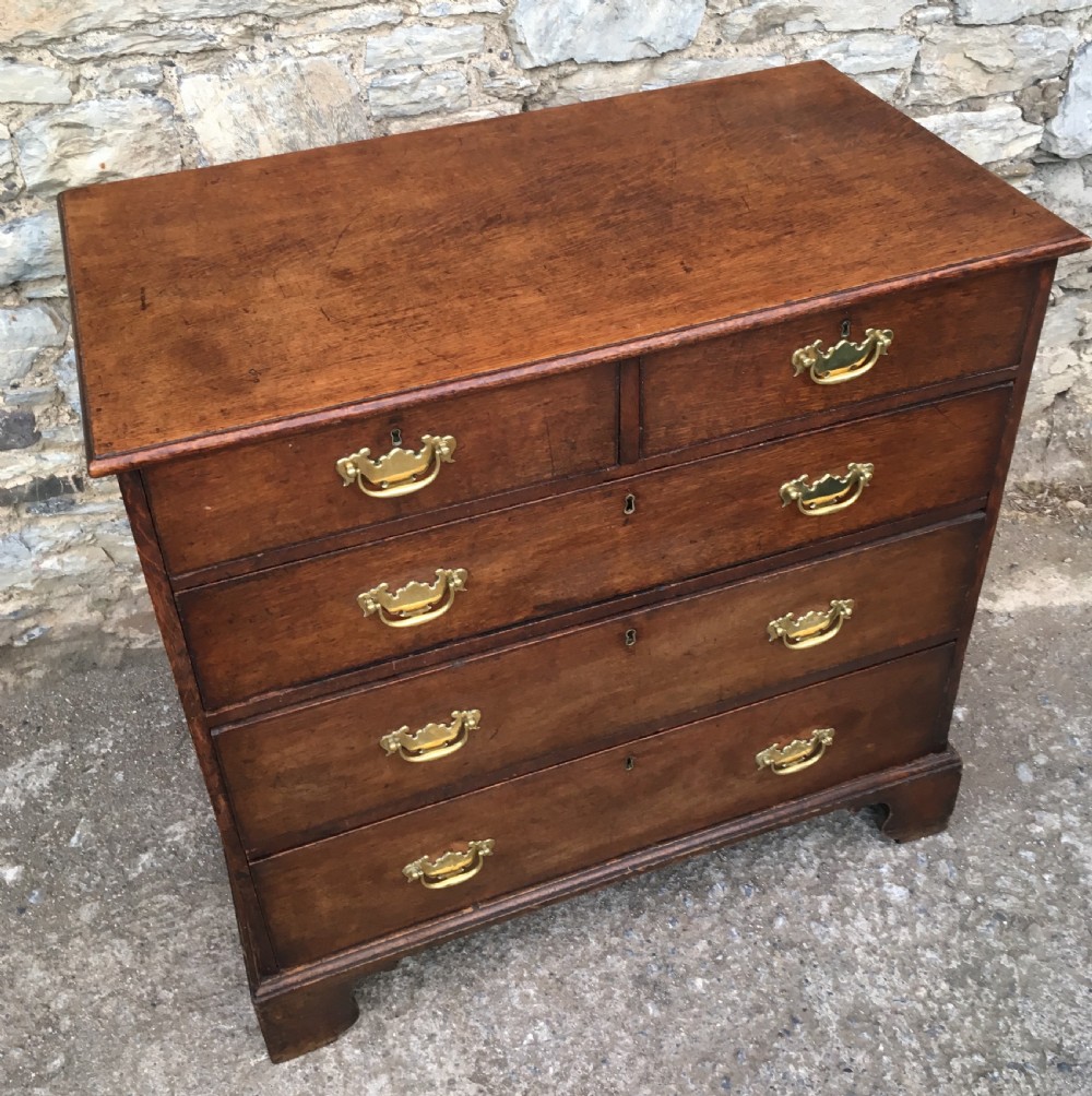 Antique 19th Century Oak Chest of Drawers View VI