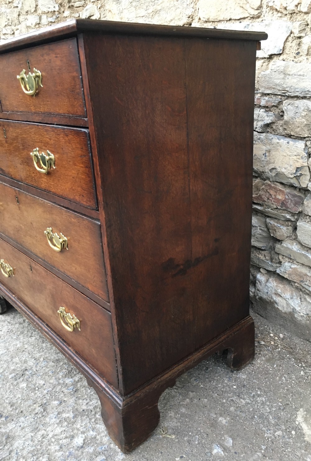 Antique 19th Century Oak Chest of Drawers View VII