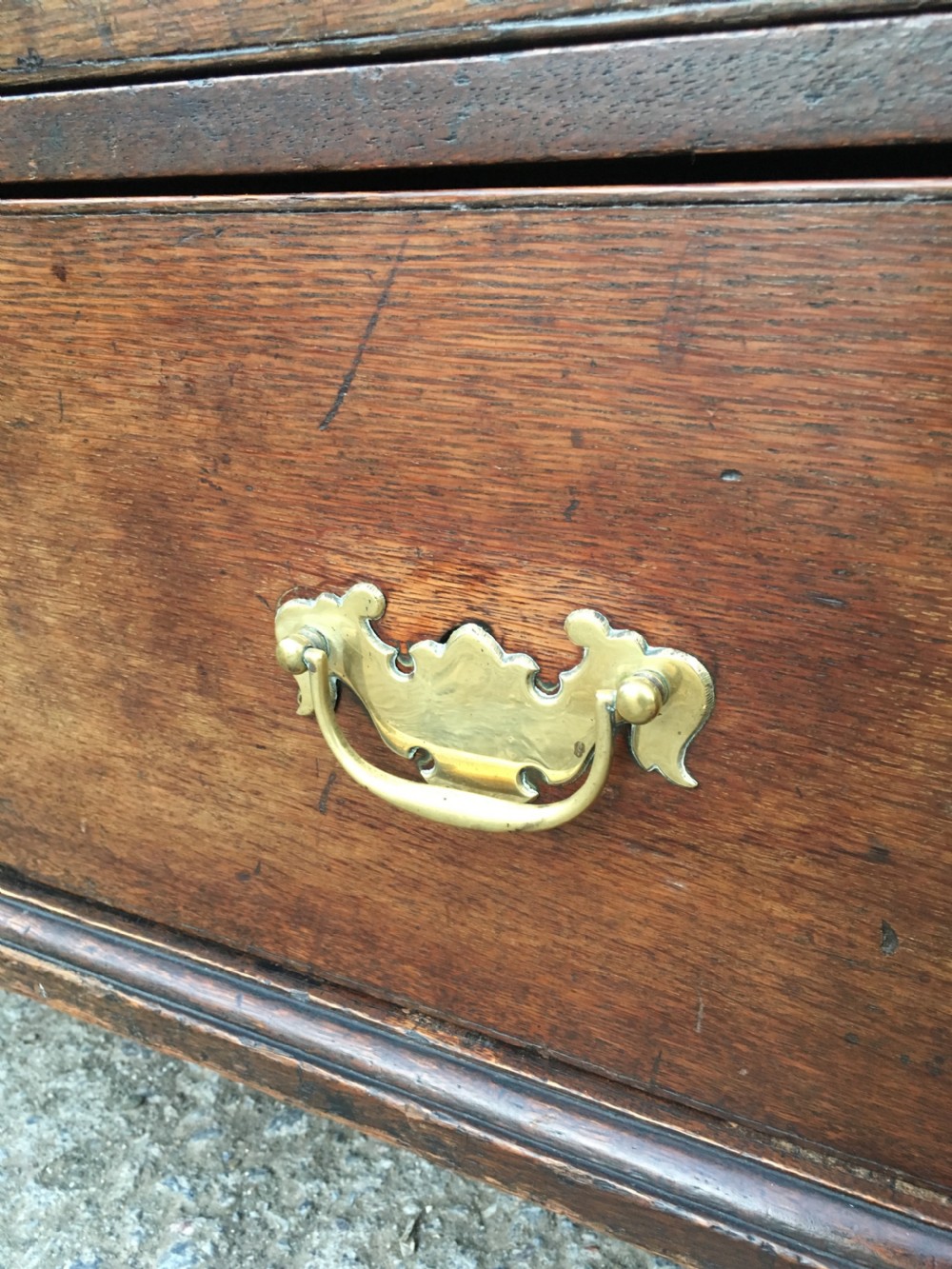 Antique 19th Century Oak Chest of Drawers View VIII
