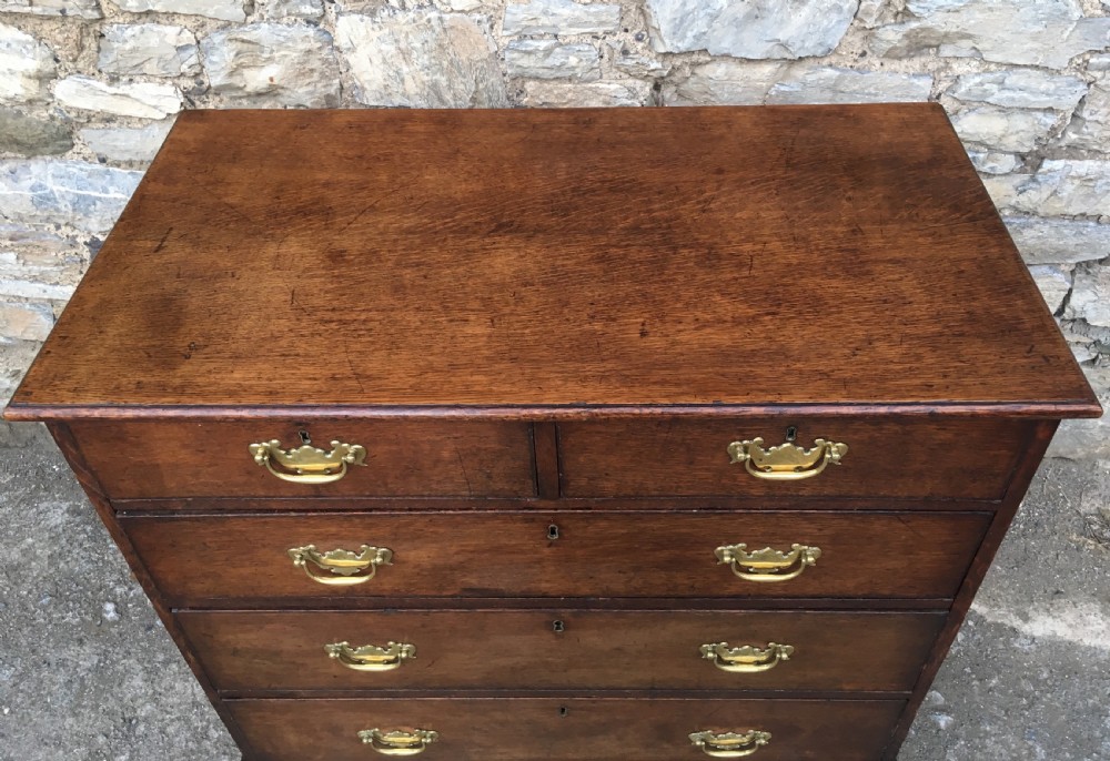 Antique 19th Century Oak Chest of Drawers View IX