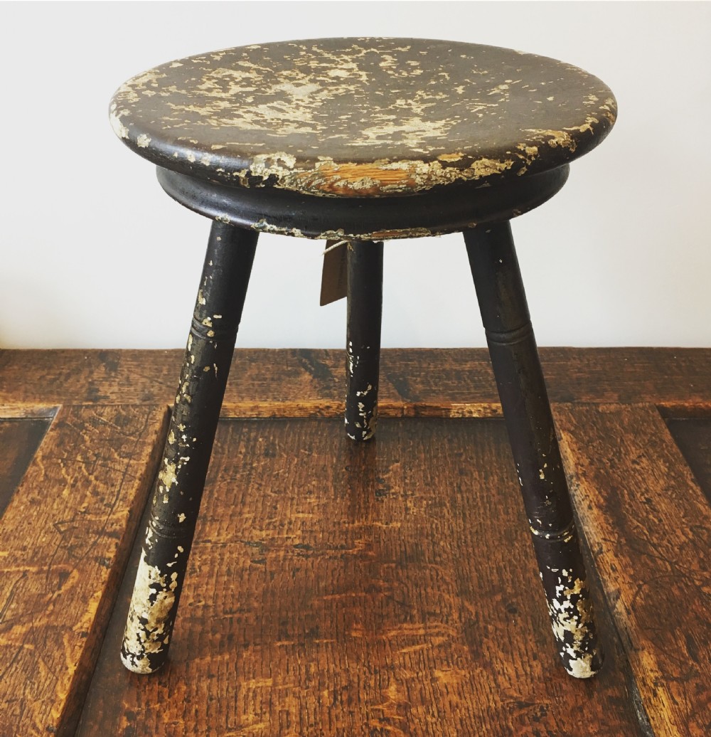Antique Three Legged Milking Stool