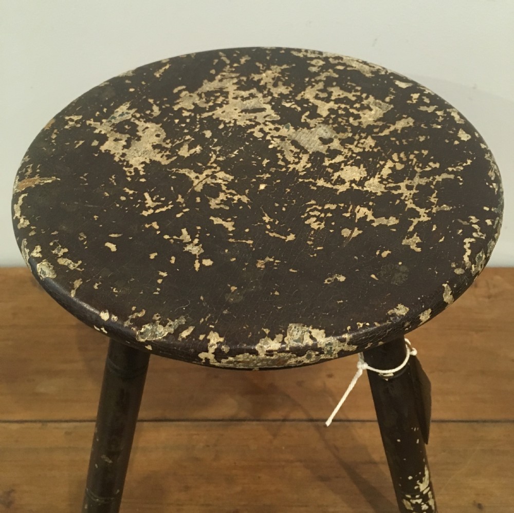 Antique Three Legged Milking Stool View II