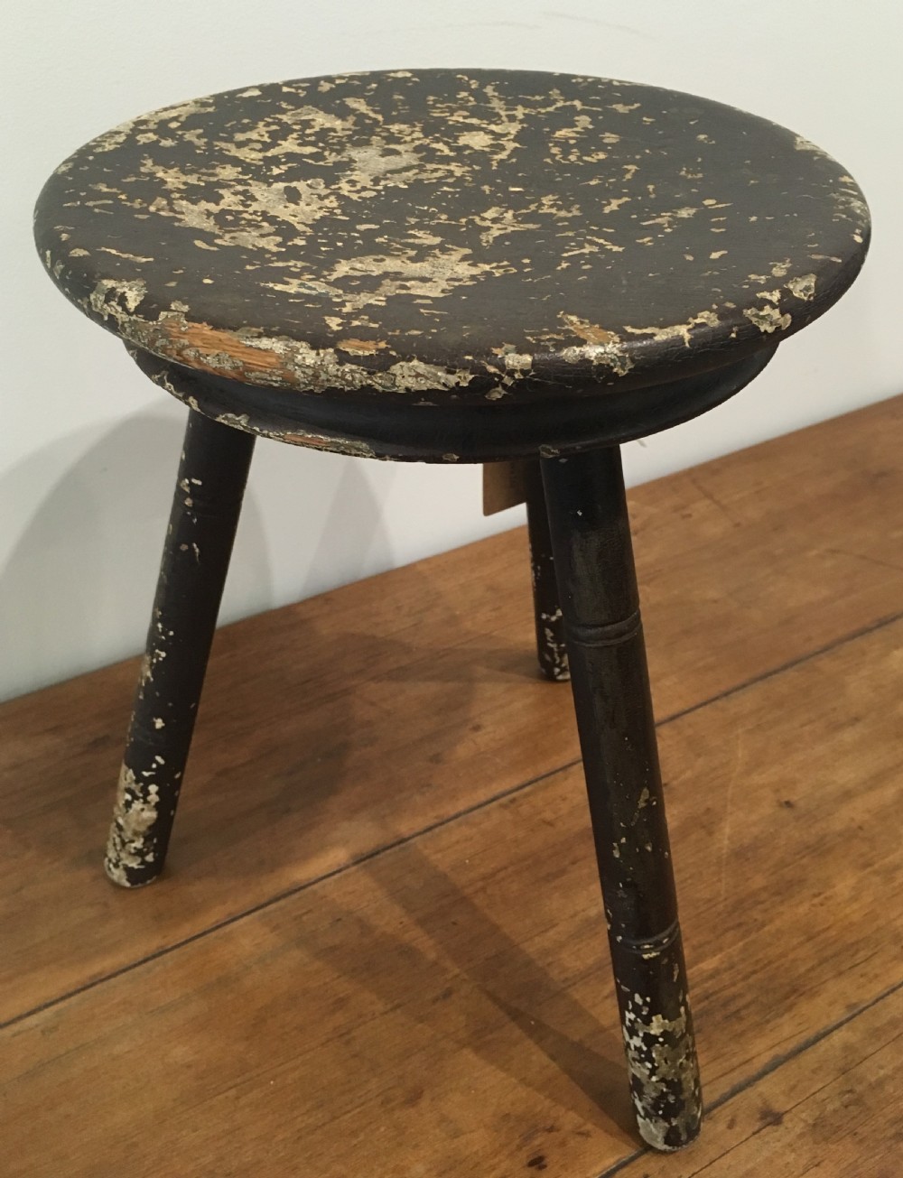 Antique Three Legged Milking Stool View VI