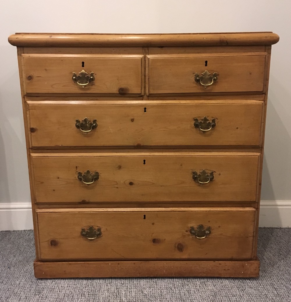 Antique Victorian Pine Chest of Drawers