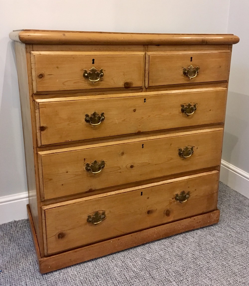 Antique Victorian Pine Chest of Drawers View II