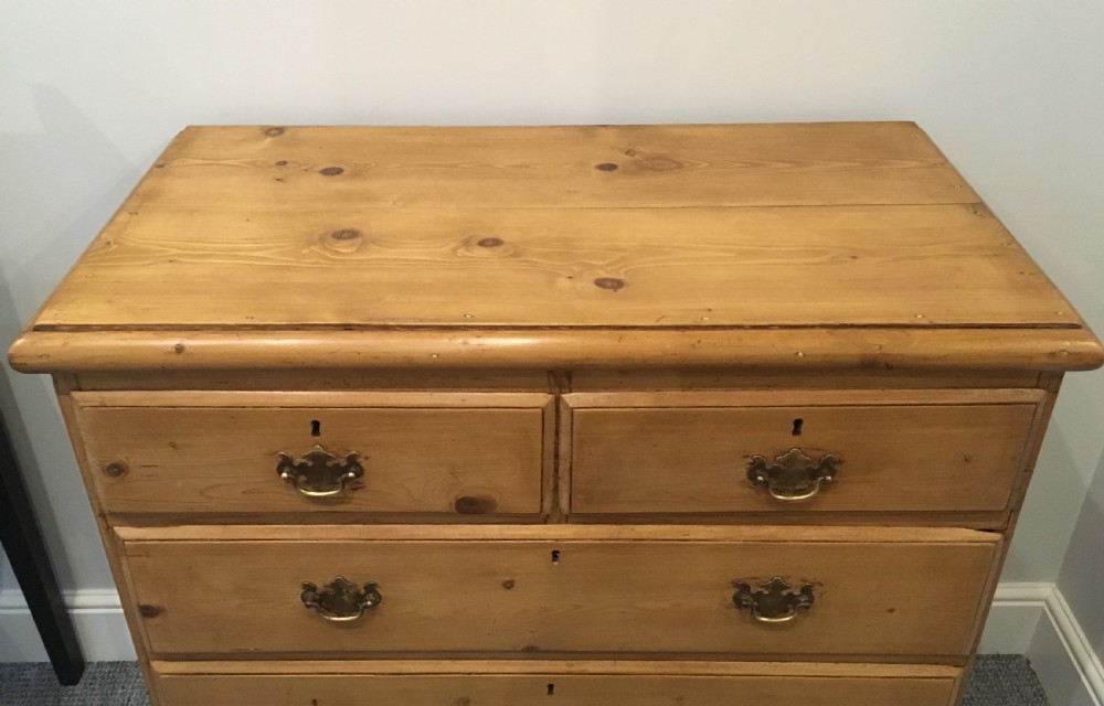 Antique Victorian Pine Chest of Drawers View VI