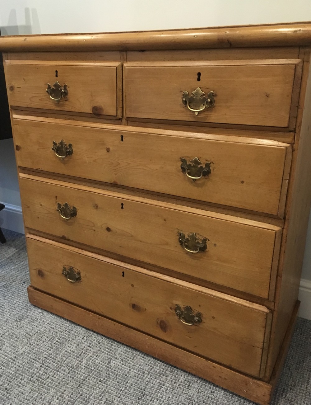 Antique Victorian Pine Chest of Drawers View VII