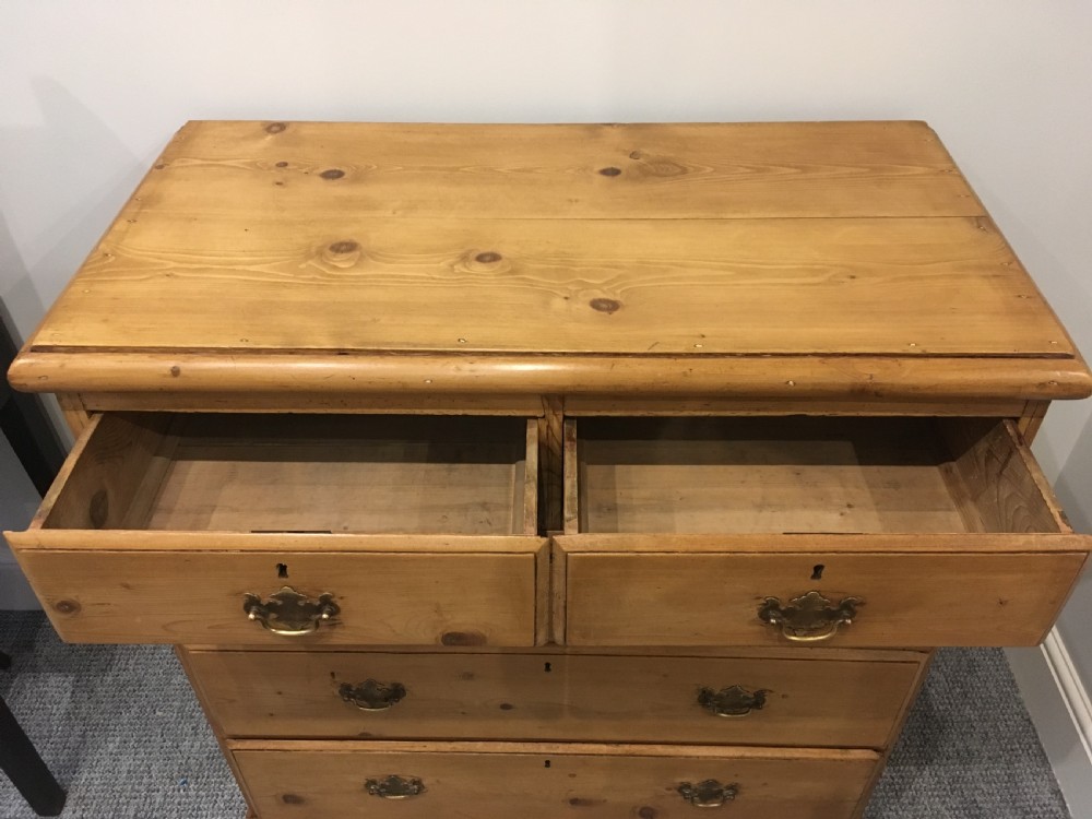 Antique Victorian Pine Chest of Drawers View VIII