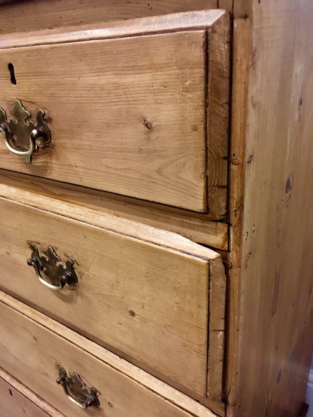 Antique Victorian Pine Chest of Drawers View IX