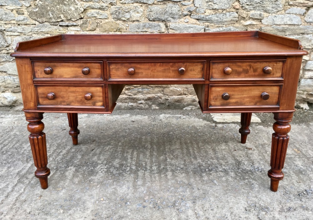 Antique Victorian Mahogany Writing Desk