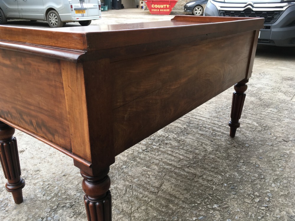 Antique Victorian Mahogany Writing Desk View VII