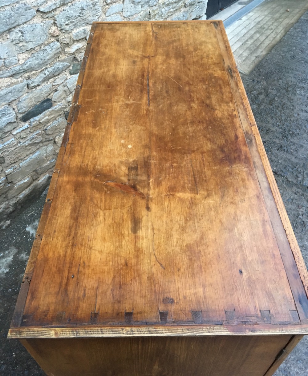 Antique Victorian Pine Linen Cupboard  View VIII