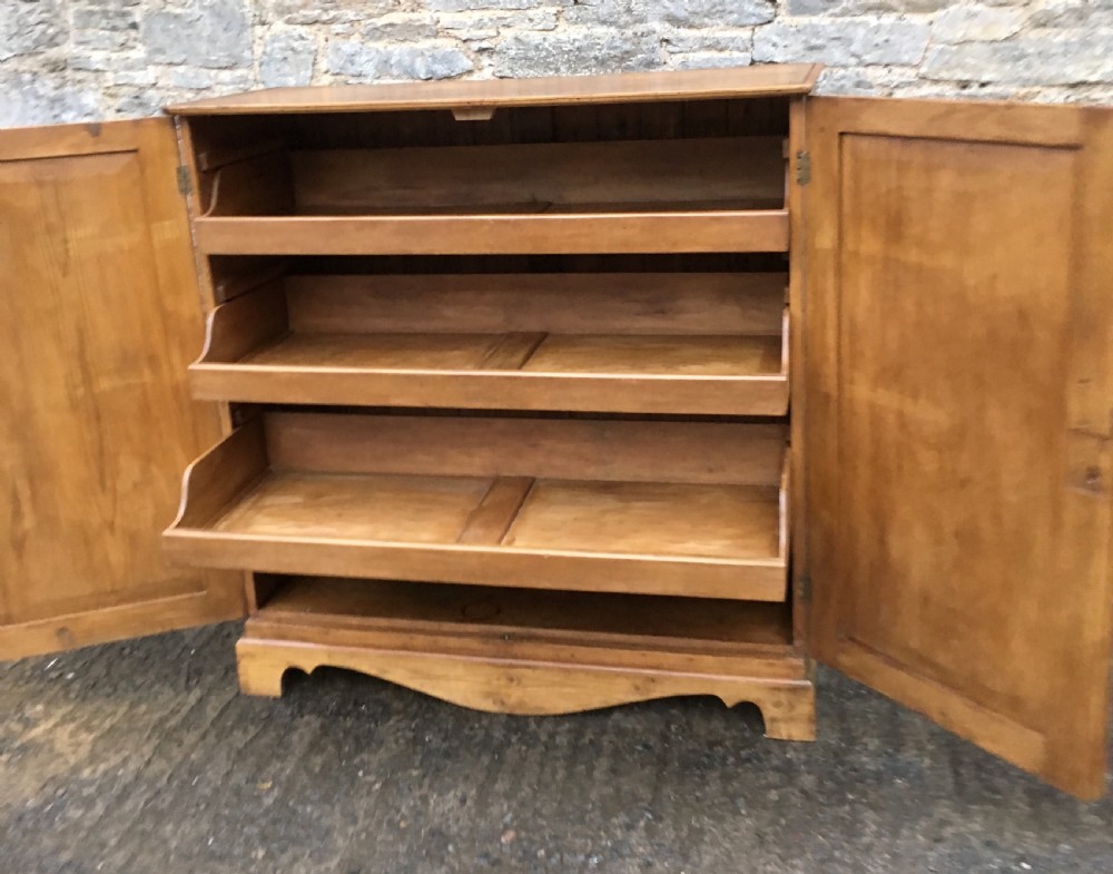 Antique Victorian Pine Linen Cupboard  View X