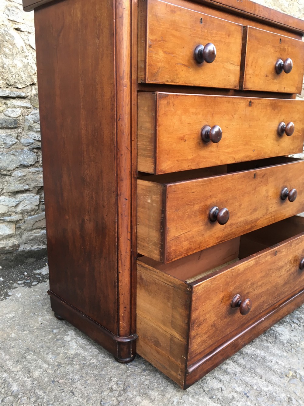Victorian Mahogany Chest of Drawers View III