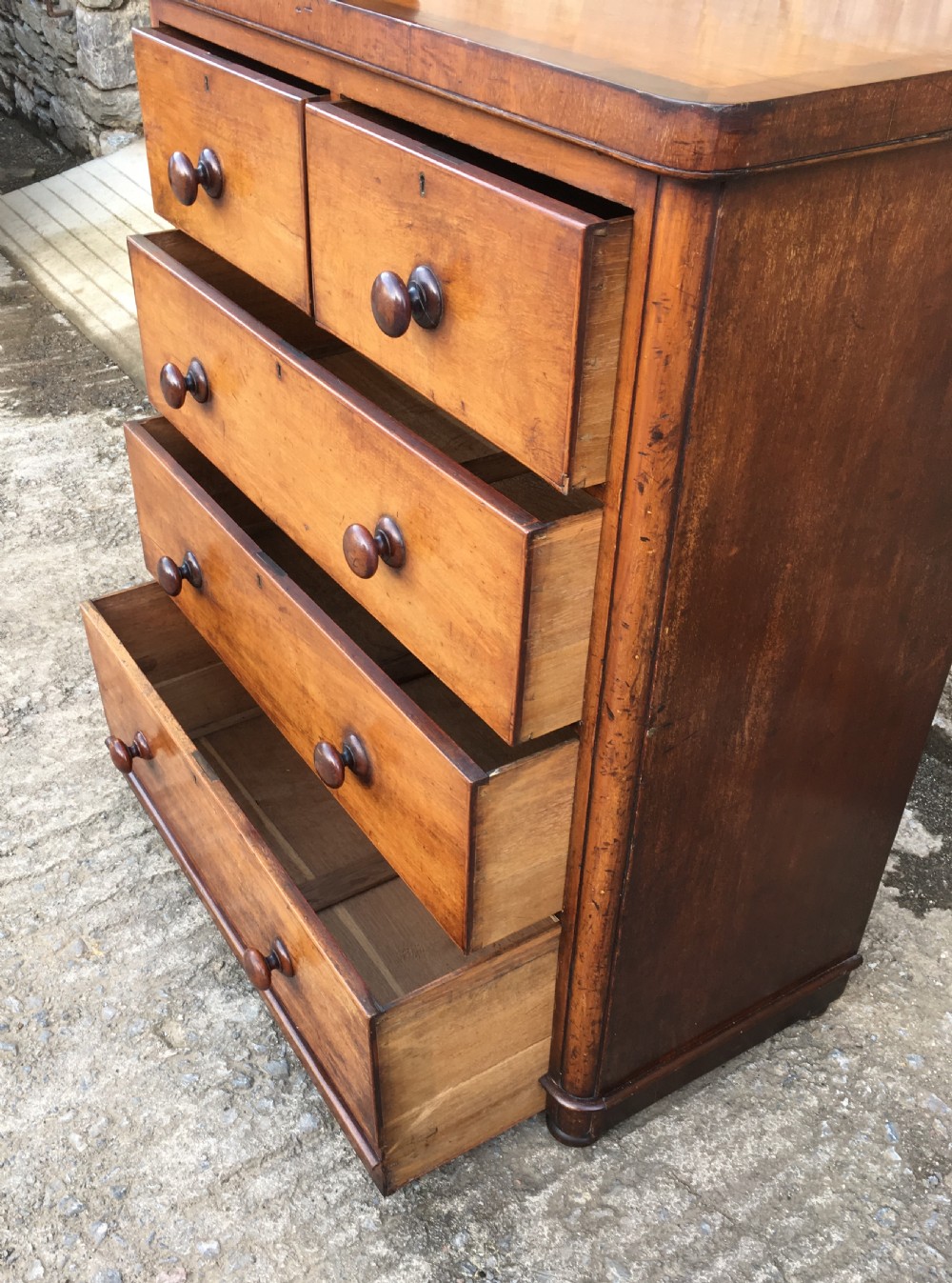 Victorian Mahogany Chest of Drawers View VI