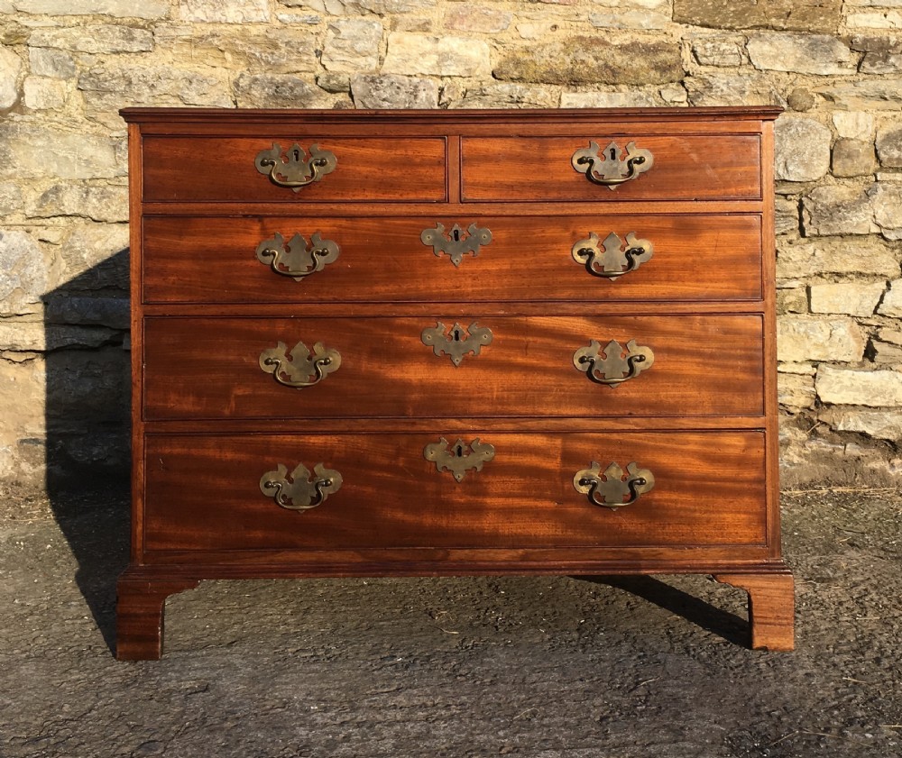 Antique Georgian Mahogany Chest of Drawers View IV