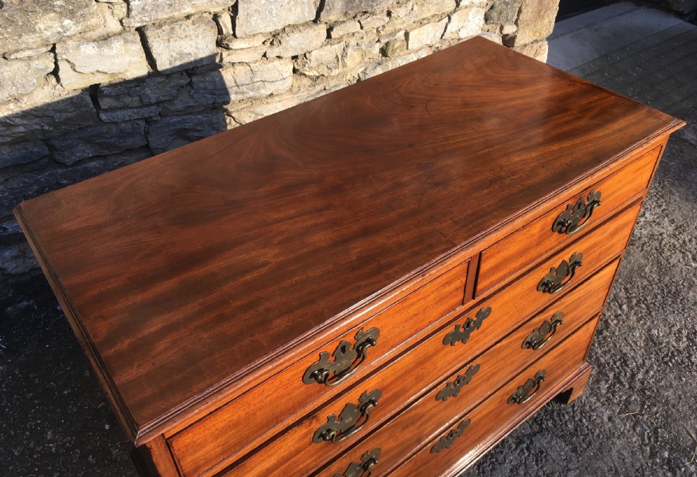 Antique Georgian Mahogany Chest of Drawers View V