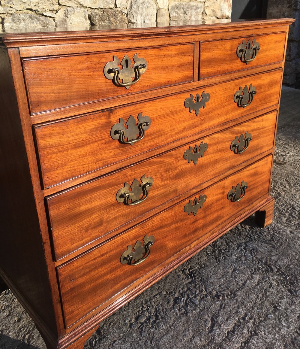 Antique Georgian Mahogany Chest of Drawers View VII