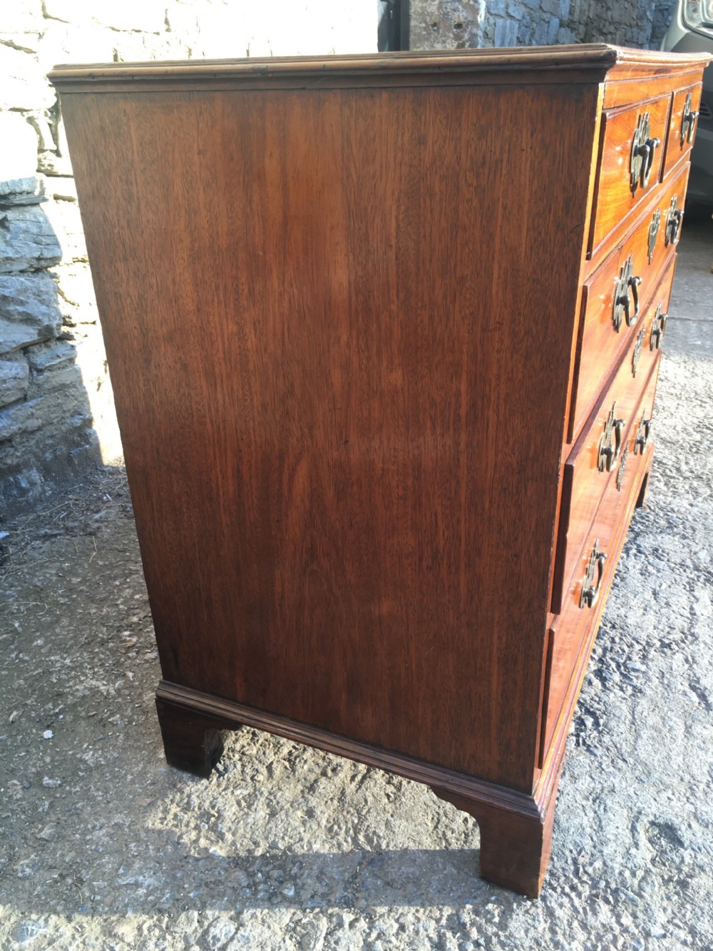 Antique Georgian Mahogany Chest of Drawers View VIII