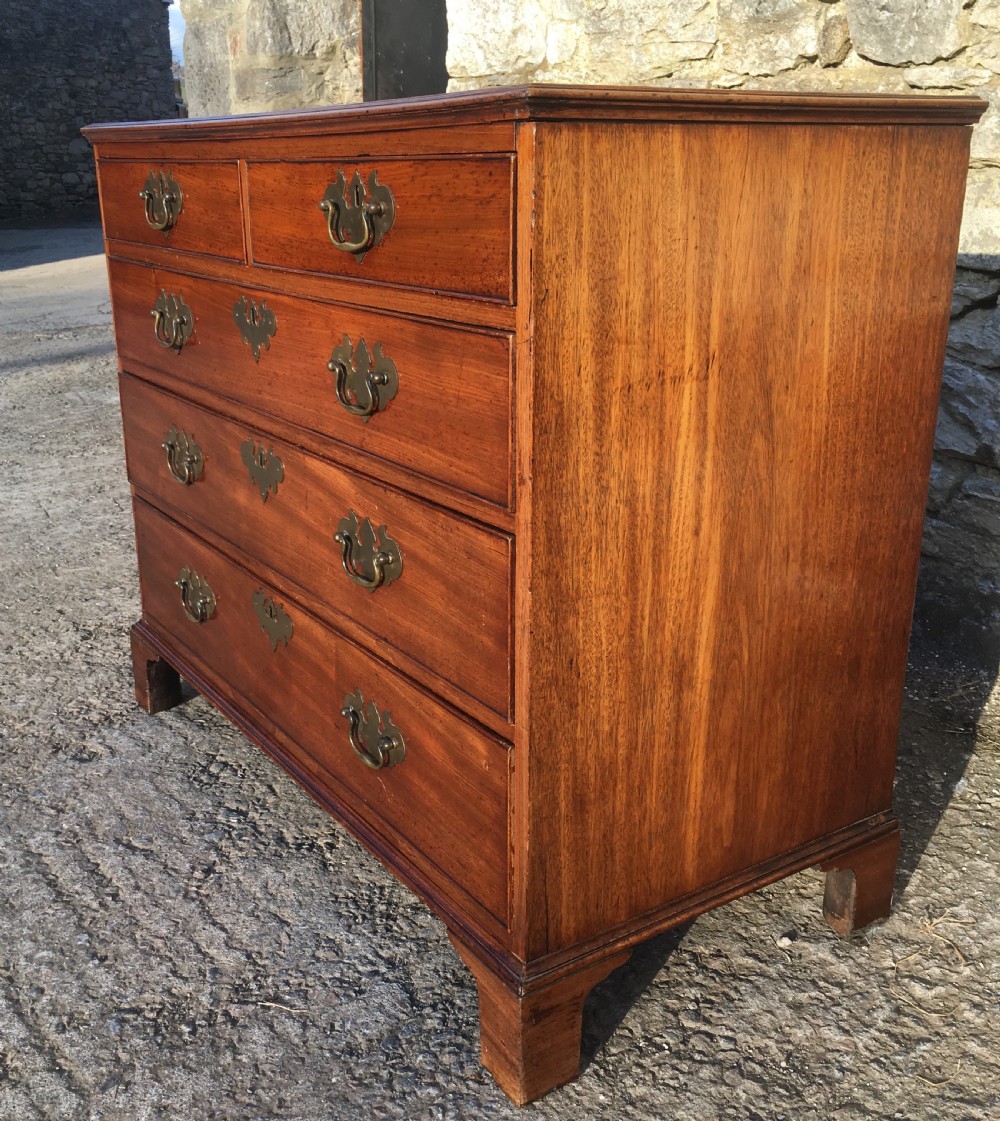 Antique Georgian Mahogany Chest of Drawers View IX