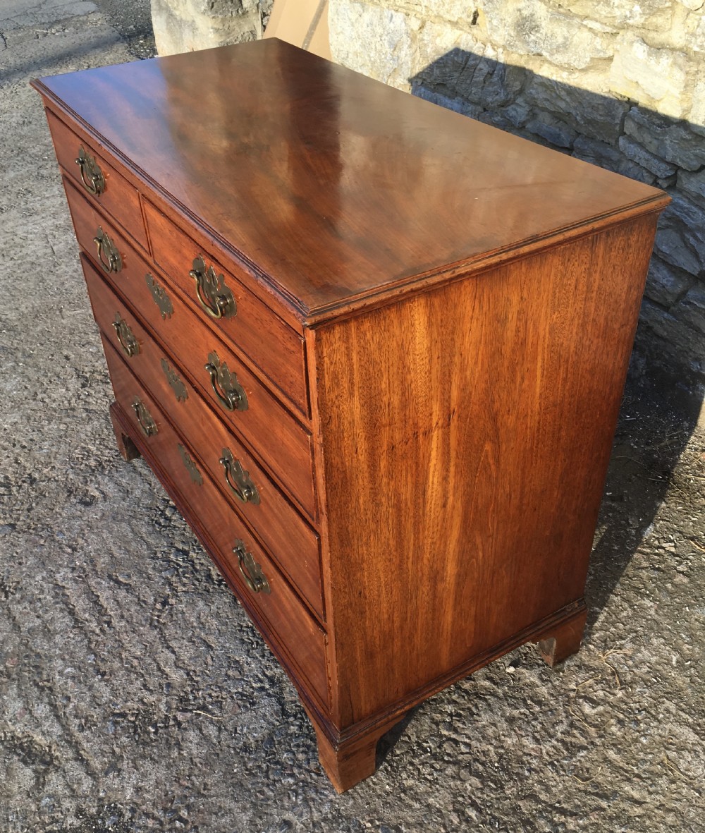 Antique Georgian Mahogany Chest of Drawers View X