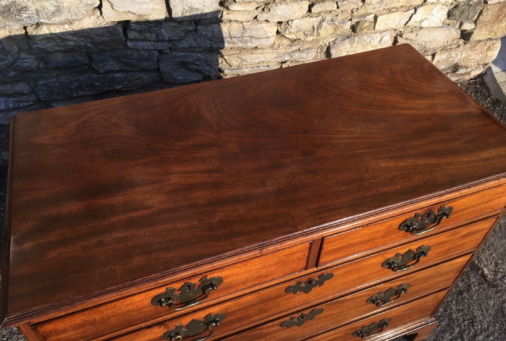 Antique Georgian Mahogany Chest of Drawers View XI