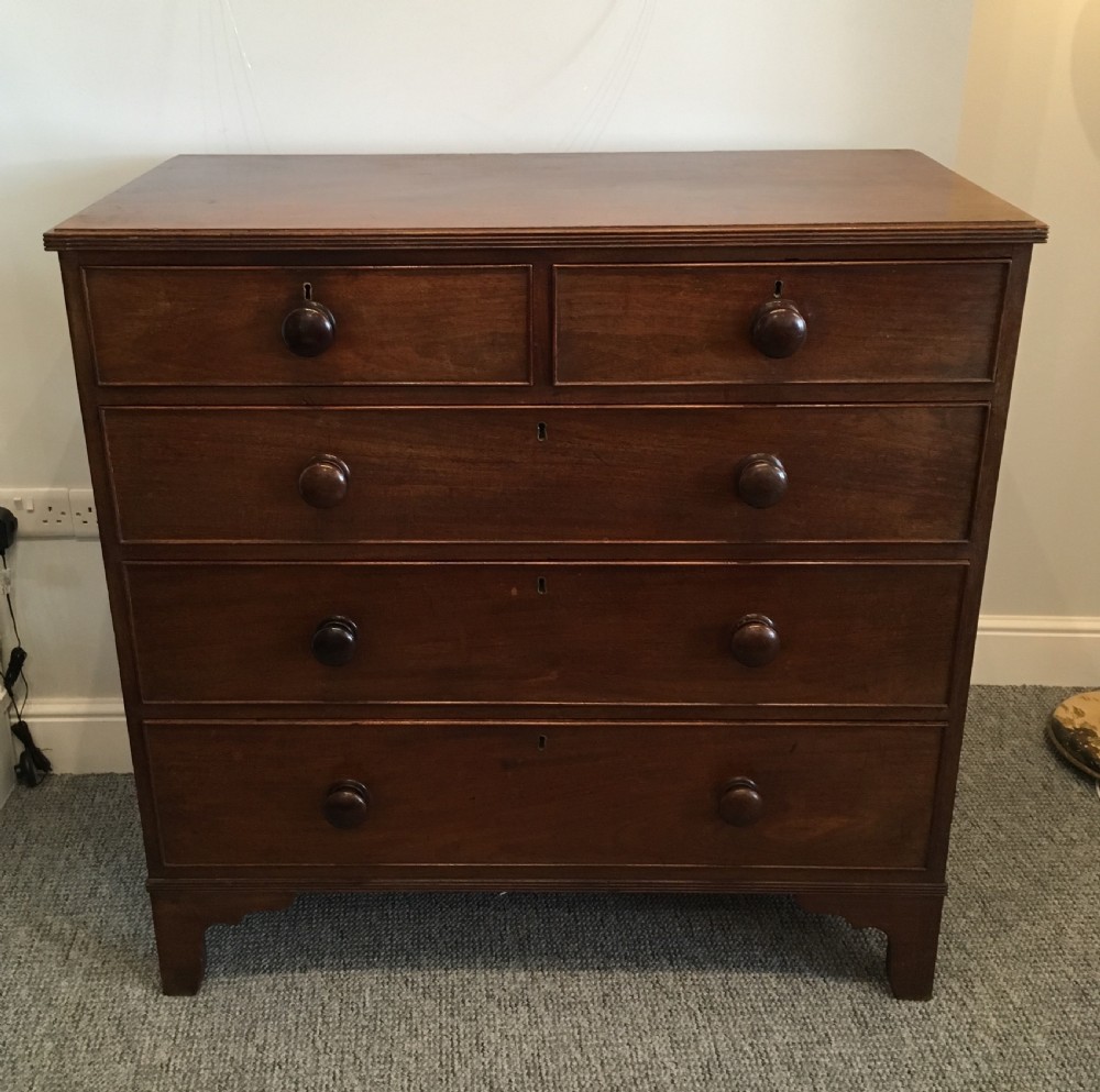 Large Antique Regency Mahogany Chest of Drawers