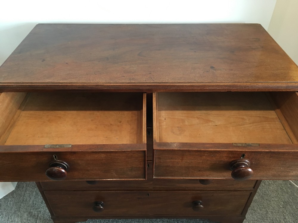 Large Antique Regency Mahogany Chest of Drawers View VIII