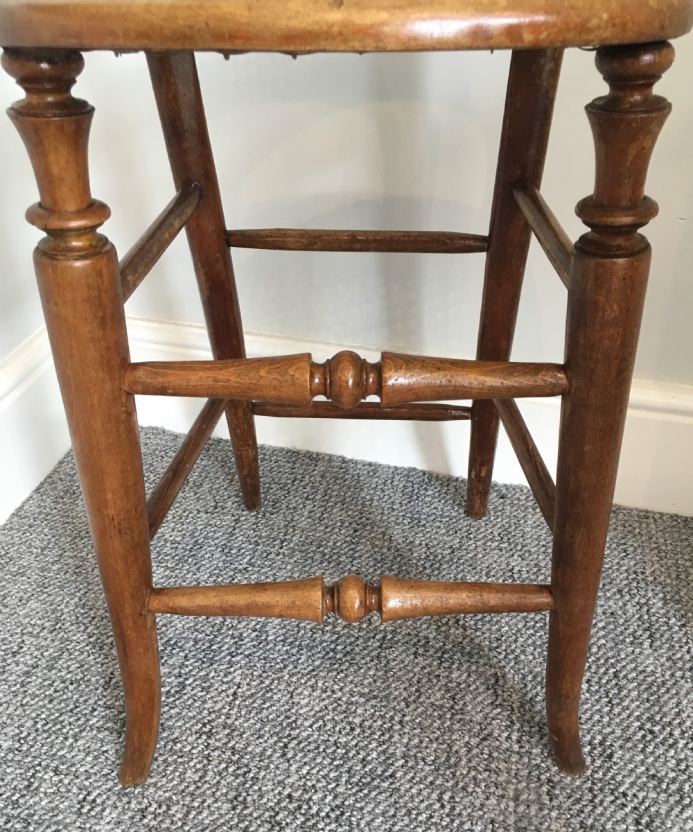 Antique Victorian Childs Correctional High Chair View IX